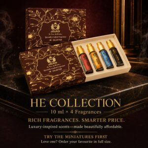 HE Collection – 4 × 10ml Premium Perfume Spray Set