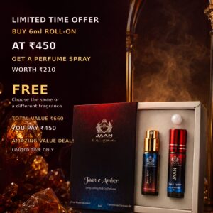JAAN E AMBER Roll-On Perfume - 6ml