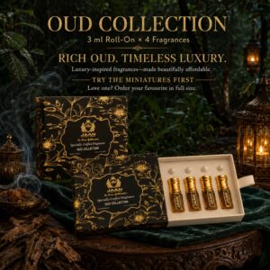 Jaan Oud Collection – 3ml × 4 Roll-On Perfume Set